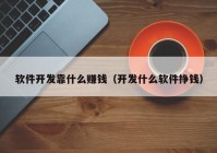 软件开发靠什么赚钱（开发什么软件挣钱）