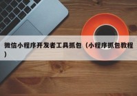 微信小程序开发者工具抓包（小程序抓包教程）